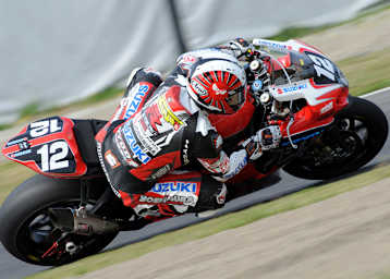 Takuya Tsuda (Yoshimura) war der schnellste Suzuki-Pilot im Qualifying