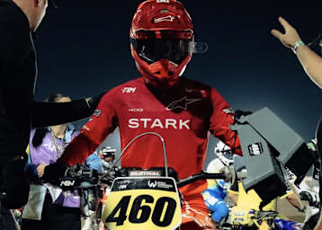 Die Stark-Bikes (hier von Michael Hicks) erinnerten an die guten alten 500er