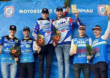 Die DM-Stars 2025 (v.l.): Joel Hoffmann, Adrian Peter, Jarno Steegmans, Tim Prümmer, Lukas Erlecke und Leon Freygang