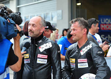 TV-Siegerinterview mit Mike Roscher und Uwe Neubert