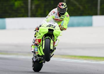 Der Crash von «Diggia» in Sepang passierte bei einem Wheelie