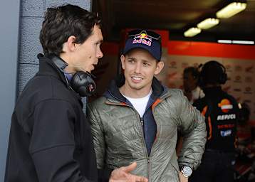 Starke Australier: Chris Vermeulen (li.) und Casey Stoner