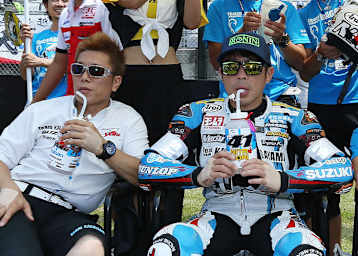 Yukio Kagayama und Noriyuki Haga fuhren schon 2013 und 2014 gemeinsam in Suzuka 