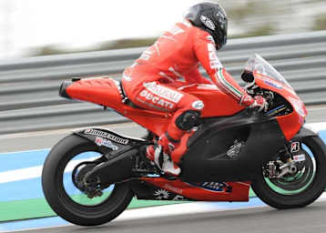 Ducati-Testpilot Franco Battaini