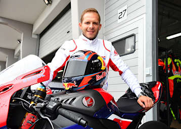 Stefan Bradl kam am Mittwoch kaum zum Fahren