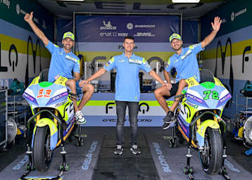 Auch 2023 ein Team: Matteo Ferrari, Luca Gresini und Alessio Finello