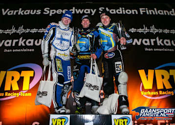 Die Top-3 von Varkaus (v.l.): Koivula, Svensson und Olsen