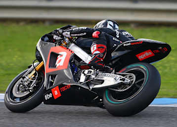 Marco Melandri auf der MotoGP-Aprilia