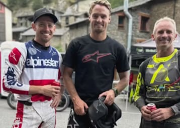 Casey Stoner mit Chaz Davies