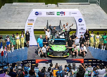 Jonas Andersson und Gus Greensmith in Mexiko