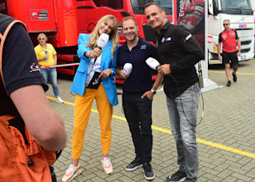 Teile der ServusTV-Crew (v.l.): Eve Scheer, Stefan Bradl und Alex Hofmann