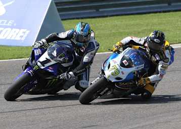 Es geht um den AMA-Titel: Joshua Hayes (4) und Blake Young (79)