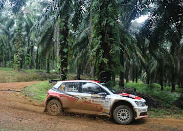 Fabian Kreim im Skoda Fabia R5
