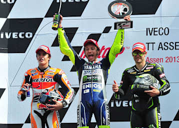 Assen-GP: Marc Márquez, Valentino Rossi und Cal Crutchlow