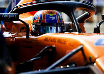 Lando Norris rückte bereits beim Ungarn-Test für McLaren aus