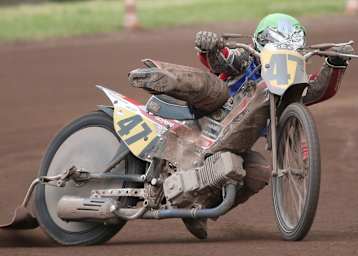 Im Finale des Herxheim-GP fuhr Erik Riss auf Rang 3