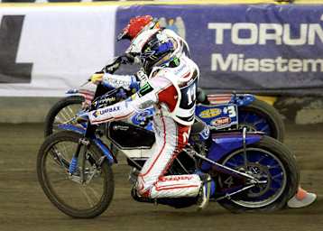 Ein Bild von 2010: Tomasz Gollob (innen) gegen Greg Hancock