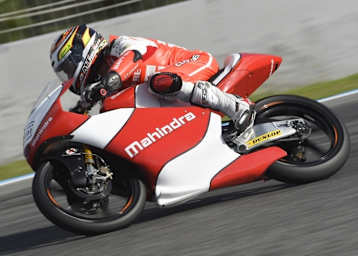 Juanfran Guevara auf der Werks-Mahindra