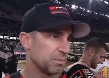 Justin Brayton ärgerte sich über seinen Teamkollegen Vince Friese