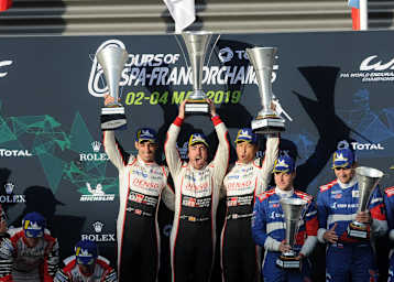 Sébastien Buemi, Fernando Alonso und Kazuki Nakajima gewannen die 6h von Spa