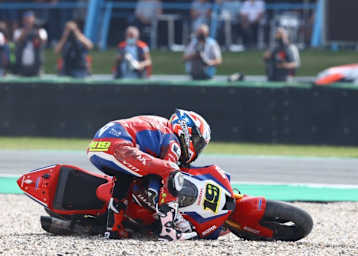 Alvaro Bautista lag mehrfach auf der Nase
