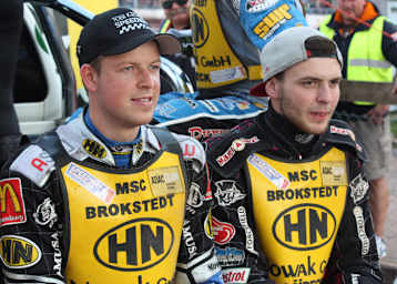 Säulen der Brokstedter: Tobias Kroner (li.) und Kai Huckenbeck