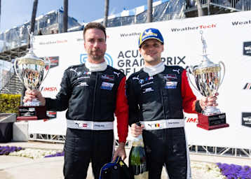 Philipp Eng (li.) mit Dries Vanthoor