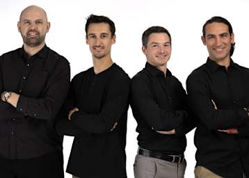 Die französische Kommentatoren-Crew mit David Vuillemin, Marvin Musquin und Sébastien Tortelli