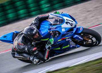 Marco Nekvasil auf der Suzuki vom Team Alber Bischoff
