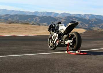 Die WP-KTM-Moto2-Maschine beim Test in Almeria vor zwei Wochen