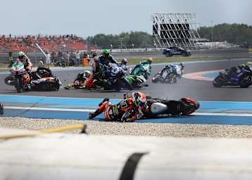 Massenunfall auf dem Balaton Park Circuit