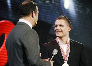 Stefan Bradl bei der WM-Feier in Valencia