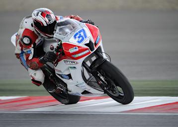 An Einsatzwillen mangelt es David Linortner (PTR Honda) nicht
