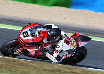 «Am Kurvenausgang müssen wir Leistung wegnehmen», meint Max Neukirchner