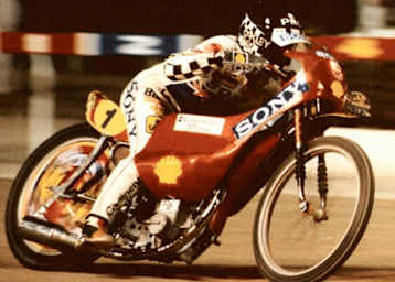 Ivan Mauger 1986 bei seinem Weltrekord