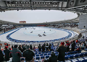 Das Stadion in Togliatti war spärlich gefüllt