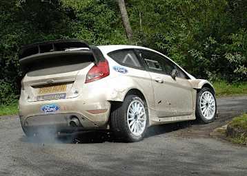 Latvala beim Deutschland-Test.