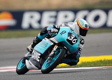 Auch das Team von Portimão-Sieger Joan Mir fährt 2015 in Leopard-Farben, wie das Kiefer-Team in der Moto3-WM