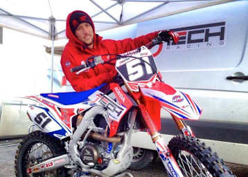 Jens Getteman fährt 2015 wieder Honda - allerdings in der Motocross-WM MX2