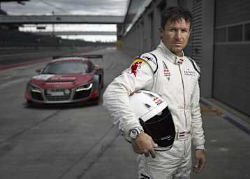 Baumgartner bei Tests mit dem Audi auf dem Lausitzring