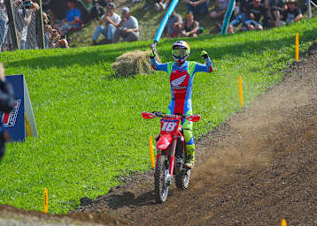 Jett Lawrence ist Motocross Champion der 450er Klasse