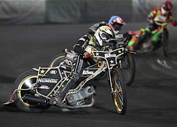 Norick Blödorn (vorne) fährt außer Konkurrenz