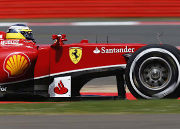 Pedro de la Rosa beim Silverstone-Test