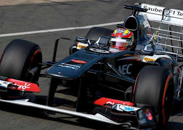 Robn Frijns drehte 72 Runden in Sauber