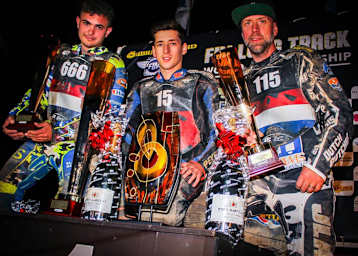 Die Top-3 von Marmande: Romano Hummel, Dimitri Bergé und Theo Pijper