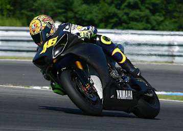 Valentino Rossi am Montag in Brünn