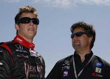 Marco Andretti mit Vater Mario