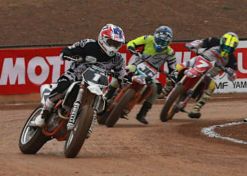 Weltmeister unter sich: Troy Bayliss vor Jason Crump und Chris Vermeulen