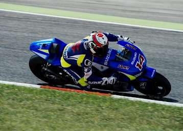 Randy de Puniet auf der MotoGP-Suzuki