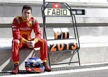 Fabio Leimer nach seinem grössten Triumph: GP2-Champion 2013